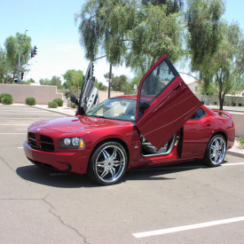 Ламбо двери ULD tuning Bolt ON на Dodge Chardger